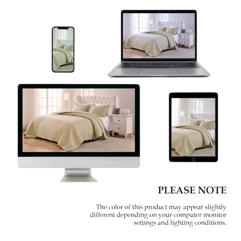 Greenland Home Fashions Wedding Ring Jacquard Woven Reversible Coverlet Set