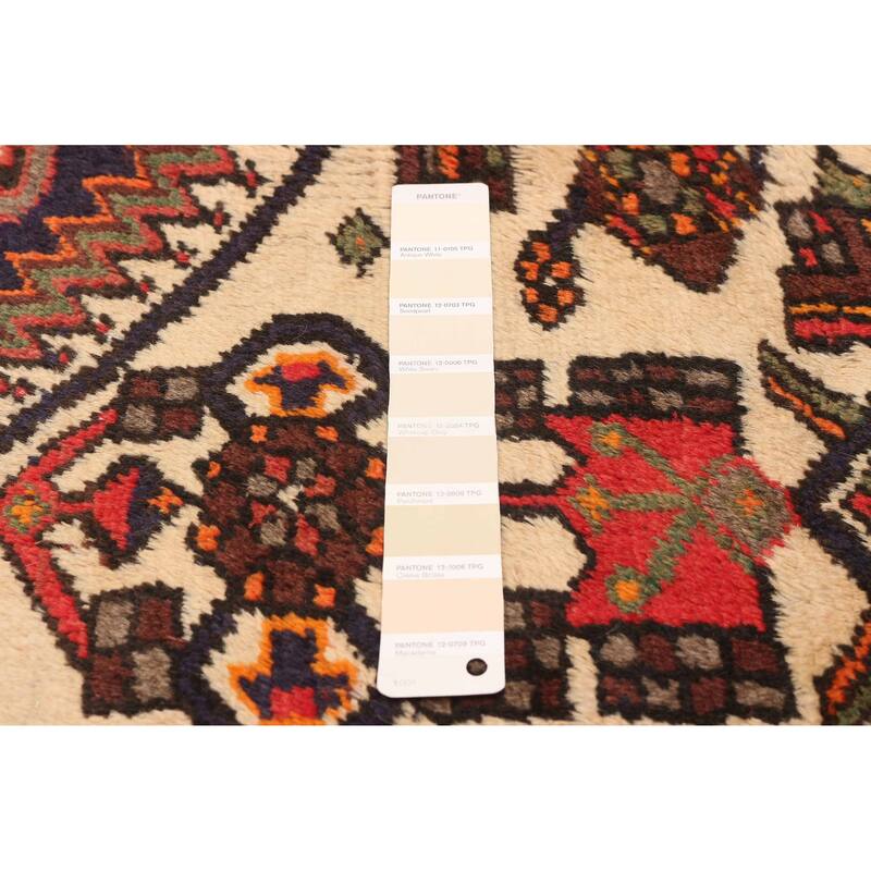 ECARPETGALLERY Hand-knotted Andelz Cream Wool Rug - 4'6 x 6'6