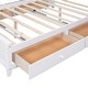 preview thumbnail 10 of 10, Full Size Wooden Bed with All-in-One Cabinet, 10-Shelves, & 4-Drawers, White