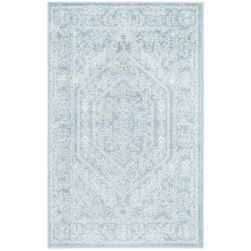 SAFAVIEH Adirondack Cheyenne Rustic Oriental Medallion Rug - 2'6" x 4' - Slate/Ivory