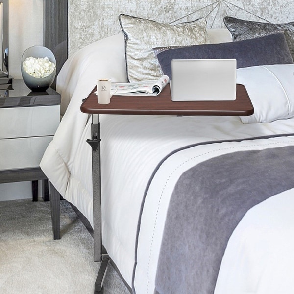 Bedside computer store table