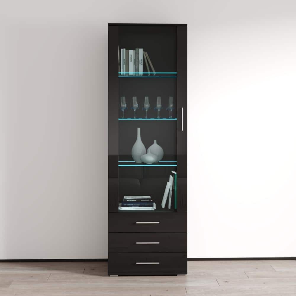 Soho S1 1D3S Modular 1-door Modern 24-inch Bookcase