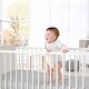 preview thumbnail 2 of 4, Sweet Jojo Designs Solid Grey Celestial Collection Fitted Crib Sheet