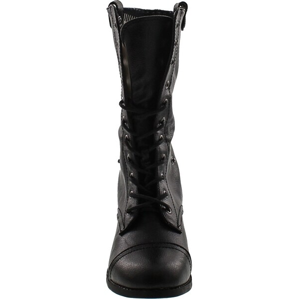 elegant combat boots