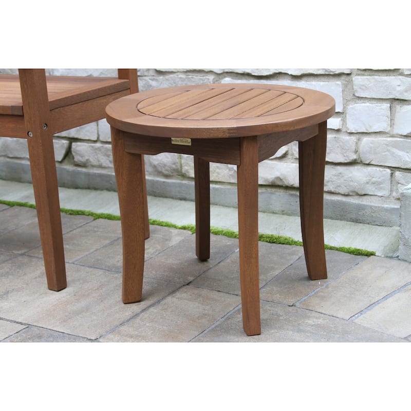 Eilaf Round Eucalyptus End Table