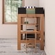 preview thumbnail 21 of 27, Max and Lily Mid-Century Modern Twin Loft Bed with Desk and Bookshelf