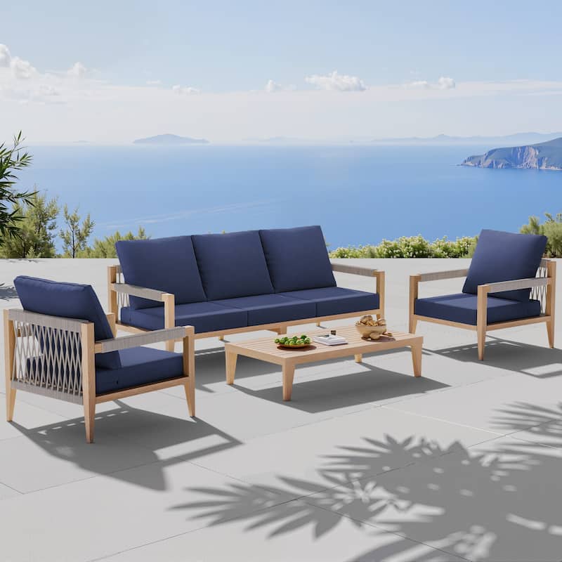 27.6 x 24.4 in Outdoor Indoor Patio Seat Cushions Set