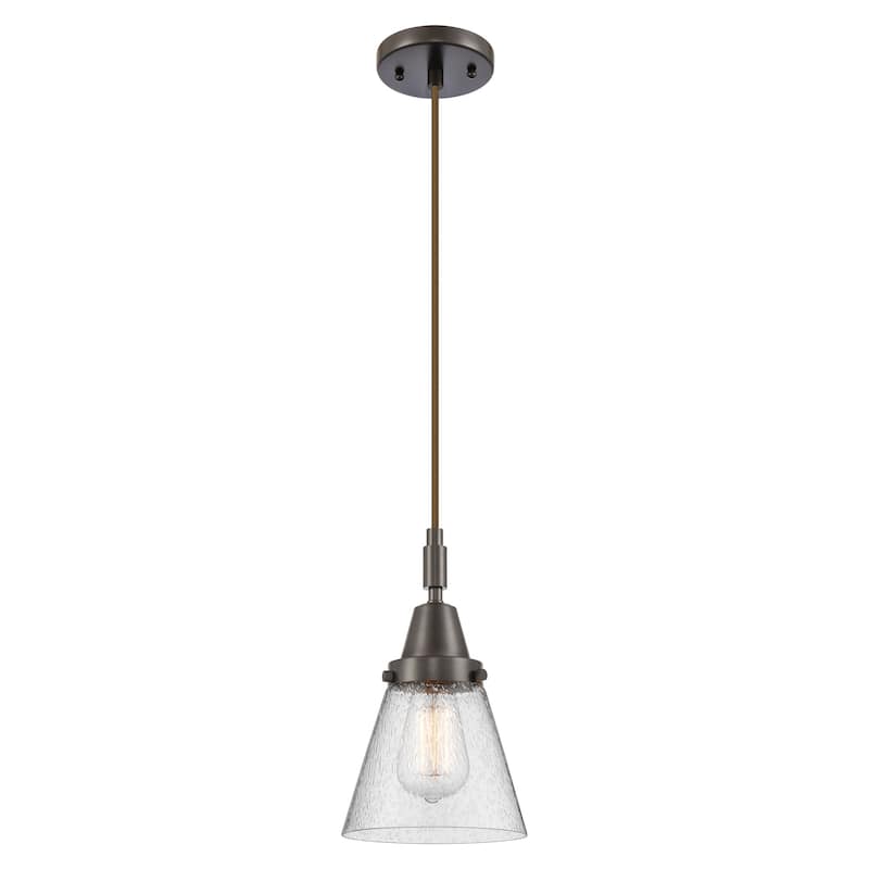 Innovations Lighting 447-1P-G64 Cone 6" Wide Mini Pendant with Clear,