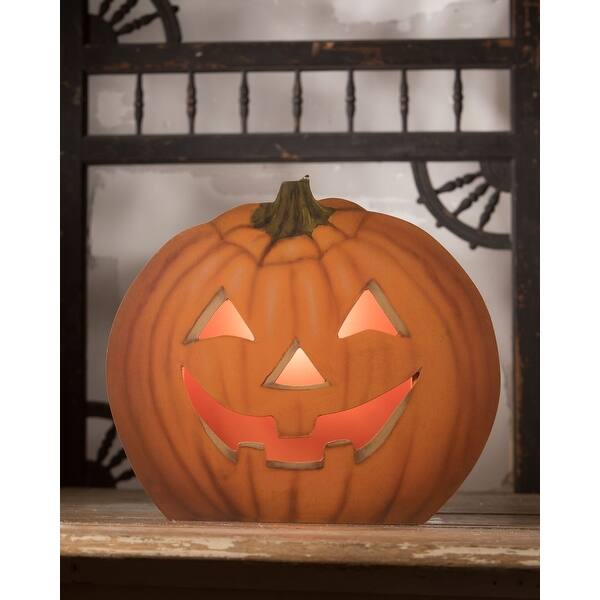 Shop 15 5 Orange And Green Pumpkin Dummyboard Luminary Halloween