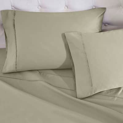 Blue Nile Mills Egyptian Cotton 1100 Thread Count Eco-Friendly Solid Sheet Set