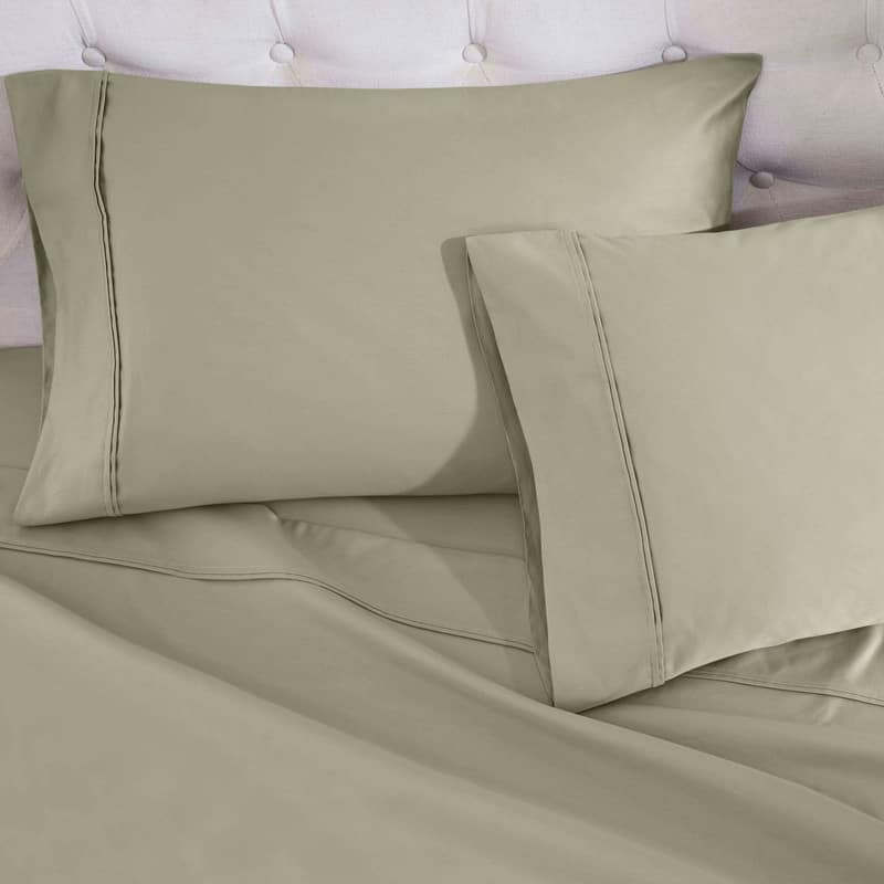 Blue Nile Mills Egyptian Cotton 1100 Thread Count Eco-Friendly Solid Sheet Set