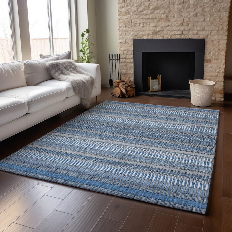 Premium Washable Super Soft Modern Stripe Mayfield Rug