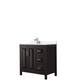 Option Dark Espresso,Chrome Trim,Carrara Cult. Marble Top