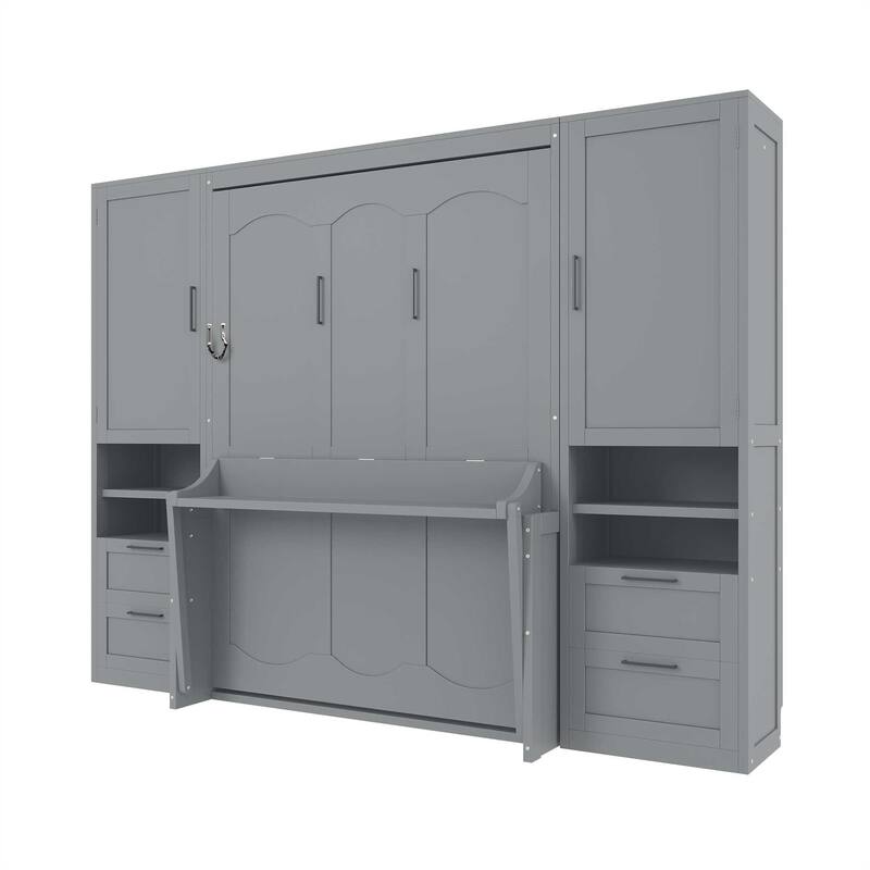 Full Size Murphy Bed with Storage