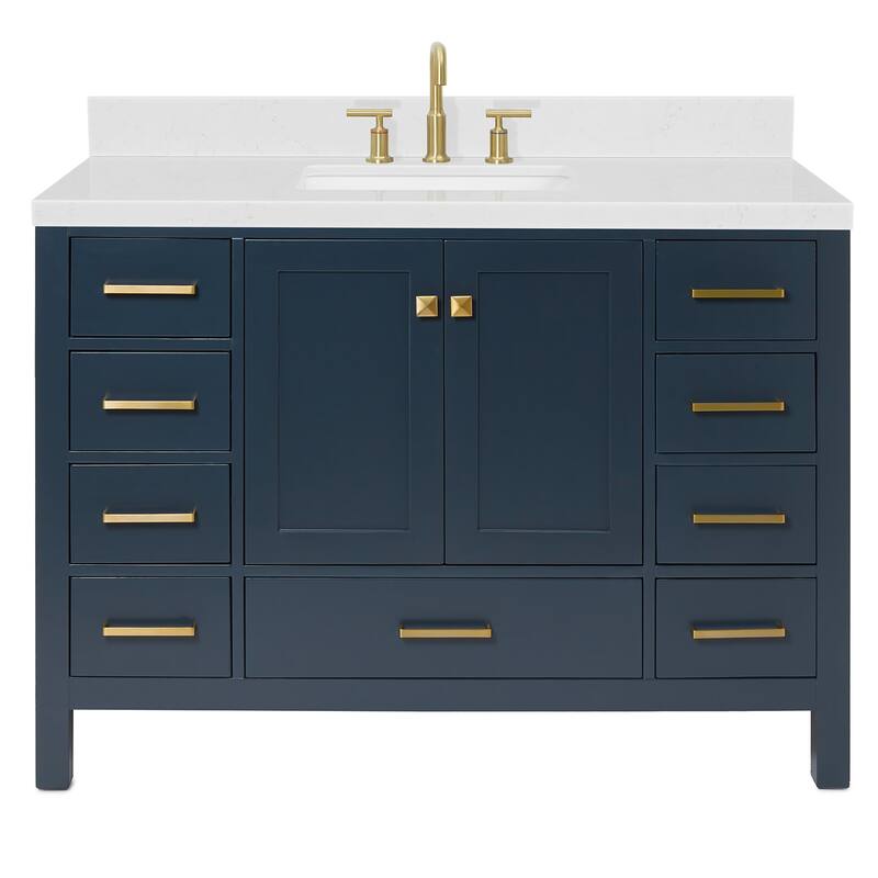 Ariel A048SCQRVO Cambridge 48" Free Standing Single Basin Vanity Set