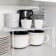 preview thumbnail 2 of 15, Evelots Kitchen Cabinet/Counter Shelf-Organizer-Double Space-Sturdy Metal
