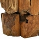 preview thumbnail 8 of 6, vidaXL Coffee Table Solid Teak Driftwood 23.6"