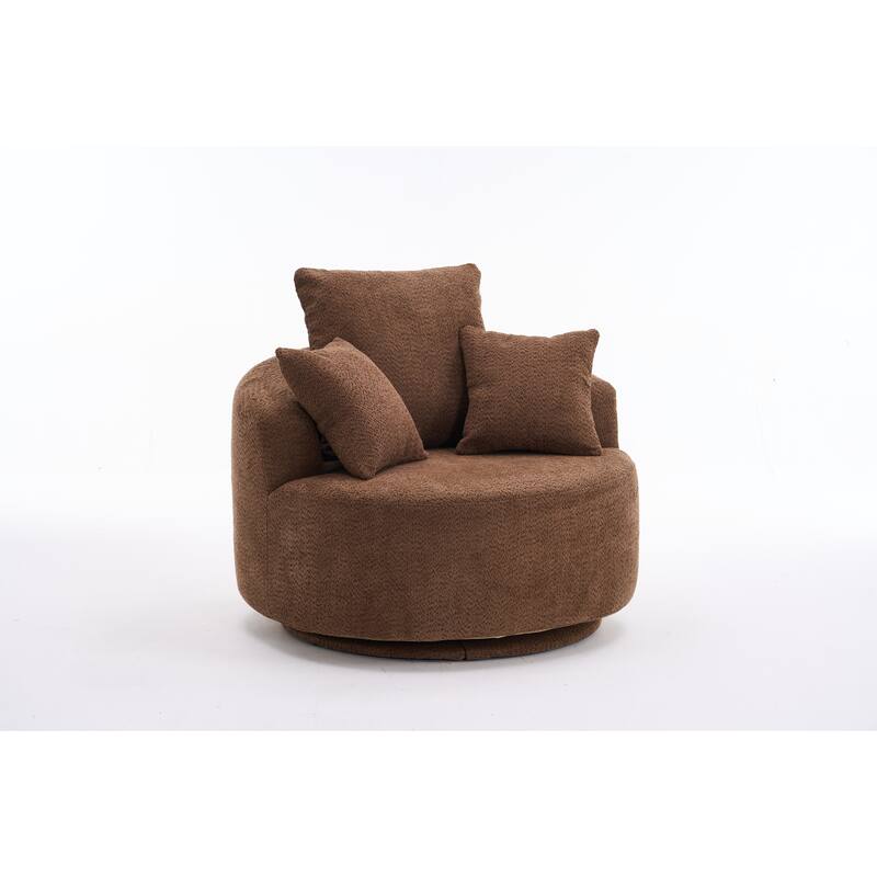 Single Seat Full Sponge Compression Swivel Chair Single Sofa