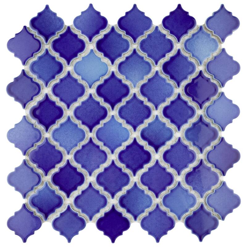 Merola Tile Hudson Tangier Niagara 12-3/8" x 12-1/2" Porcelain Mosaic Tile