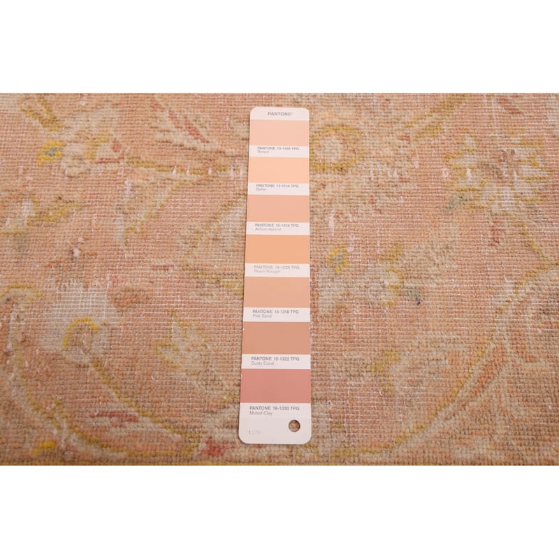 ECARPETGALLERY Hand-knotted Antalya Vintage Copper Wool Rug - 9'4 x 12'5