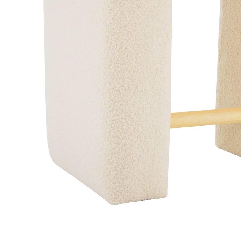 24''Boucle Stool Set Of 2
