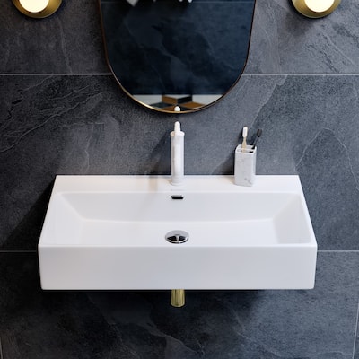 Claire 30” Rectangle Wall-Mount Bathroom Sink
