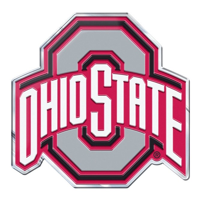 Shop Ohio State Buckeyes Auto Emblem Color Alternate Logo On Sale Overstock 27574208