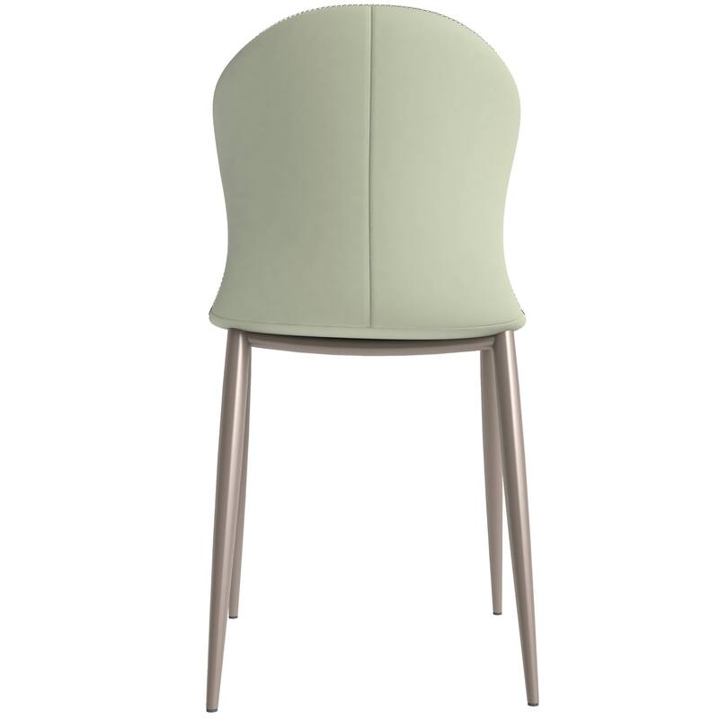 Mosaic Modern Upholstered in Fabric Dining Chair With Metal Legs Set of 4