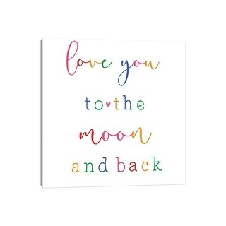 iCanvas "To The Moon" by CAD Designs Canvas Print - Bed Bath & Beyond ...
