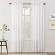 preview thumbnail 7 of 19, No. 918 Alison Floral Lace Sheer Rod Pocket Curtain Panel, Single Panel