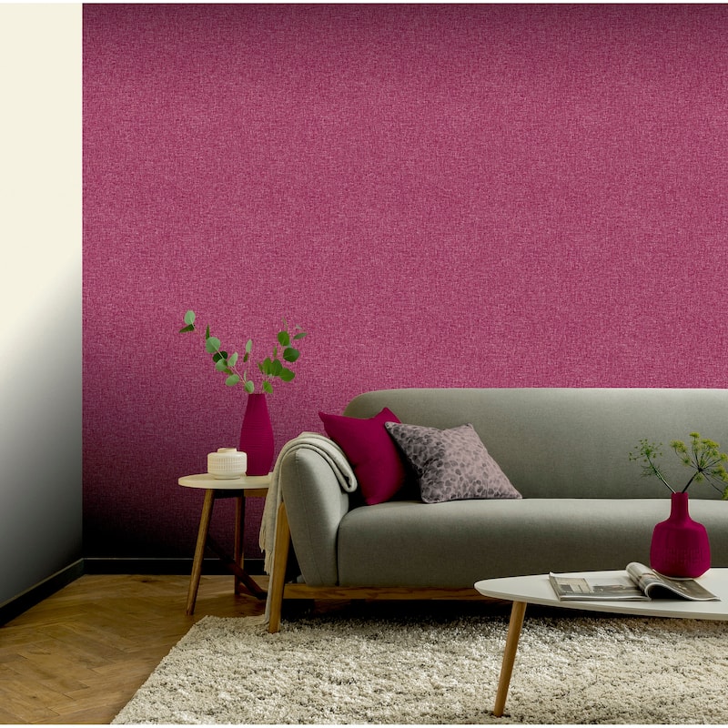 Arthouse Maisie Grey Linen Wallpaper