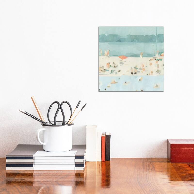 iCanvas "Sea Glass Sandbar II" by Emma Scarvey Canvas Print - 12x12x0.75