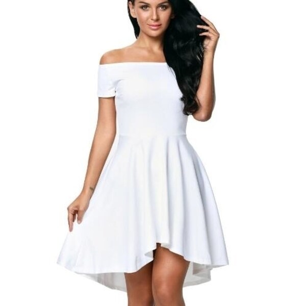 high low skater dress