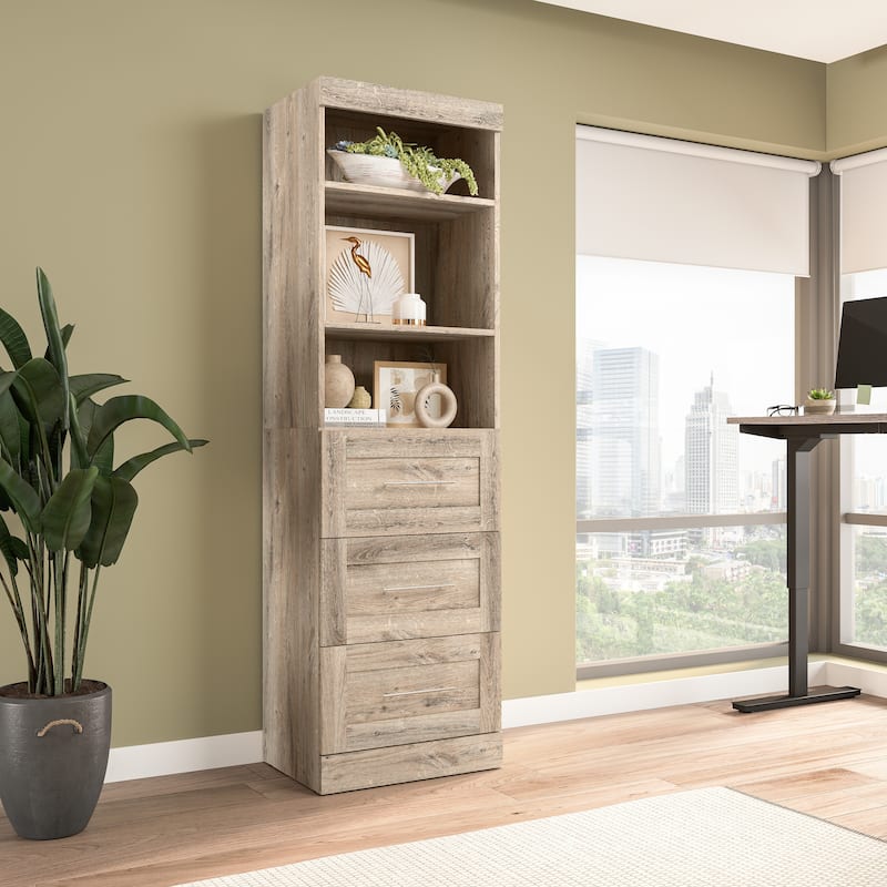 Pur 25W Closet Organizer with Drawers by Bestar