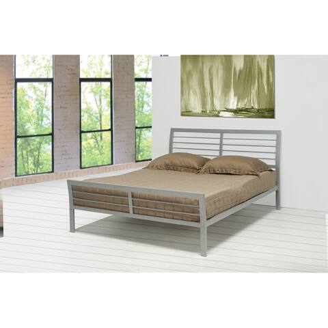 Fielding Silver Metal Bed