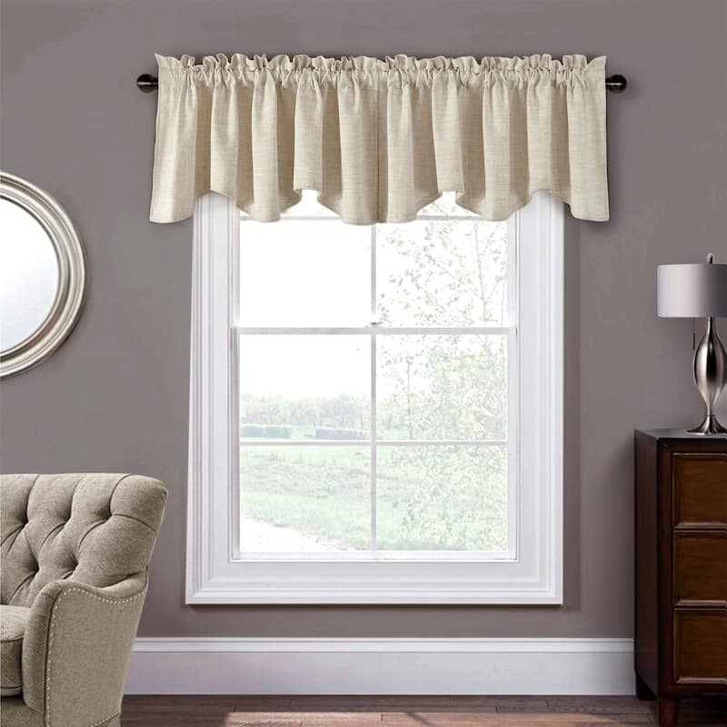 Blended and Dodoma Linen Valances - 60" x 19" - Natural