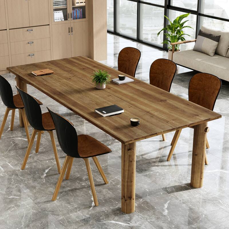 5 ft Conference Table, Solid Wood Meeting Seminar Table Office Desk