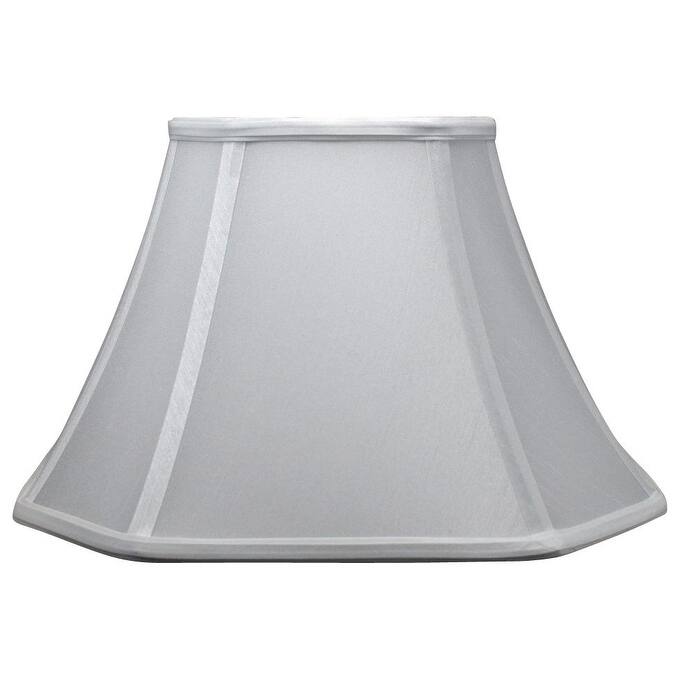 Silk Square Cut Lampshade, 6" Top, 12" Bottom, 8" Height