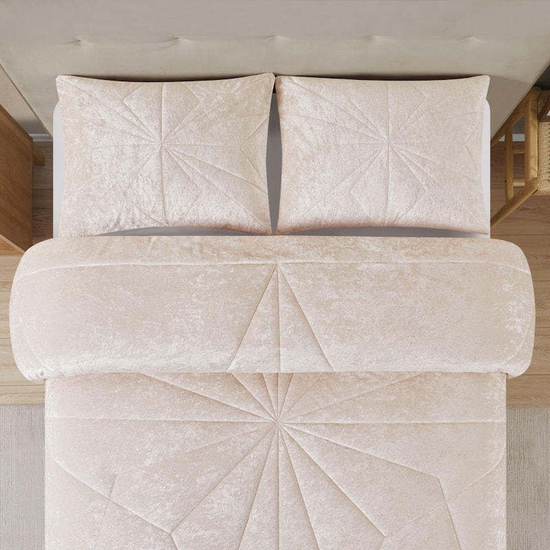 Gabriel Geometric Quilted Comforter Set