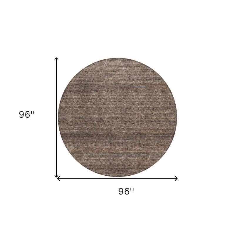 HomeRoots Geometric Transitional Rectangle Outdoor Rug