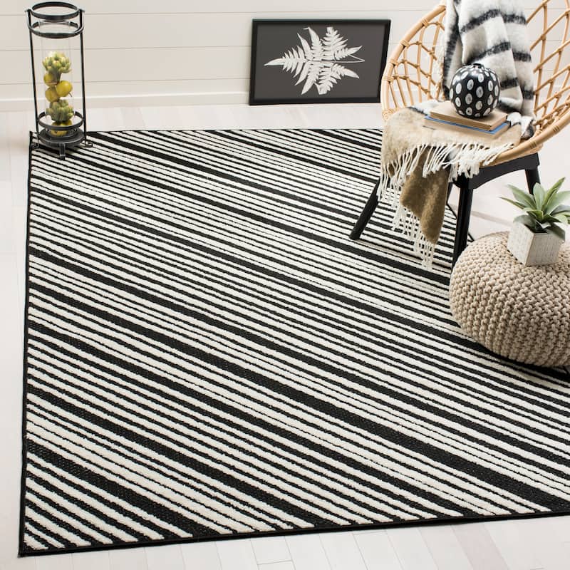 SAFAVIEH Monroe Vjera Modern Indoor/ Outdoor Waterproof Rug