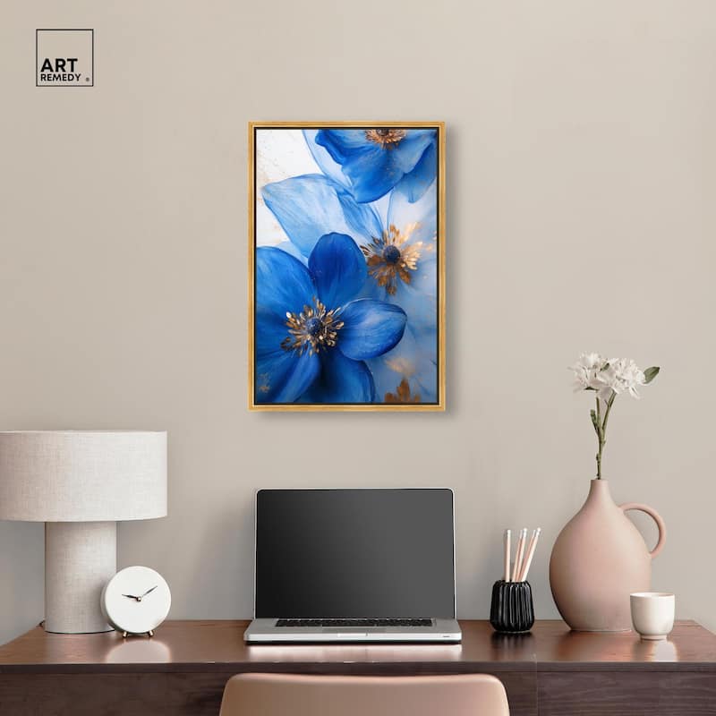 Twilight Teal Tint I Canvas by Art Remedy