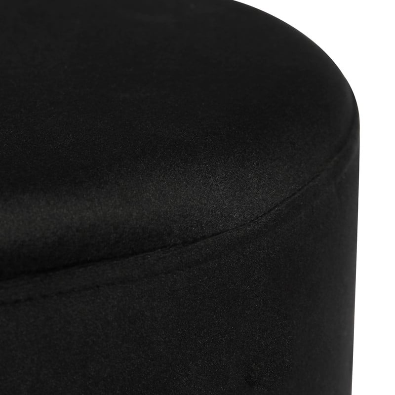 Ivy Velvet Ottoman