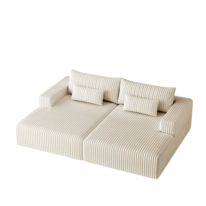 Luxury Sleeper Sofa Bed with Soft Cushion - Ultimate Comfort for Your Home
