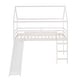 preview thumbnail 6 of 44, Twin Size House Loft Bed with Slide, Health and Comfort, White