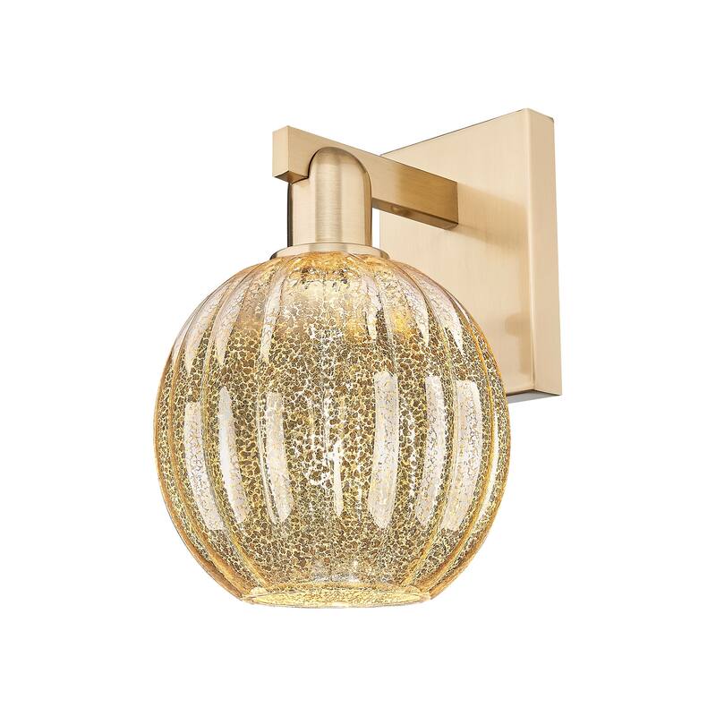 Innovations Lighting 716-1W-12-7 Preston Sconce Preston 12" Tall Wall - Champagne Bronze / Mercury