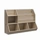 preview thumbnail 19 of 18, Ameriwood Home Tyler Kids Extra Large Book and Toy Storage Organizer, Black Oak