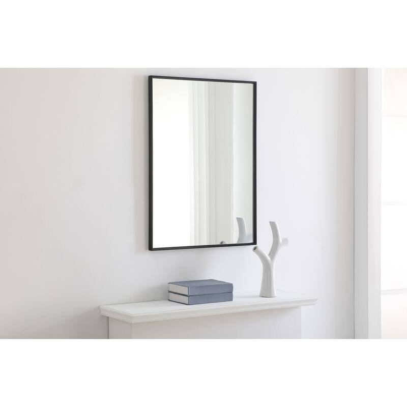 Elegant Lighting Eternity 32" x 24" Rectangular Metal Framed Wall