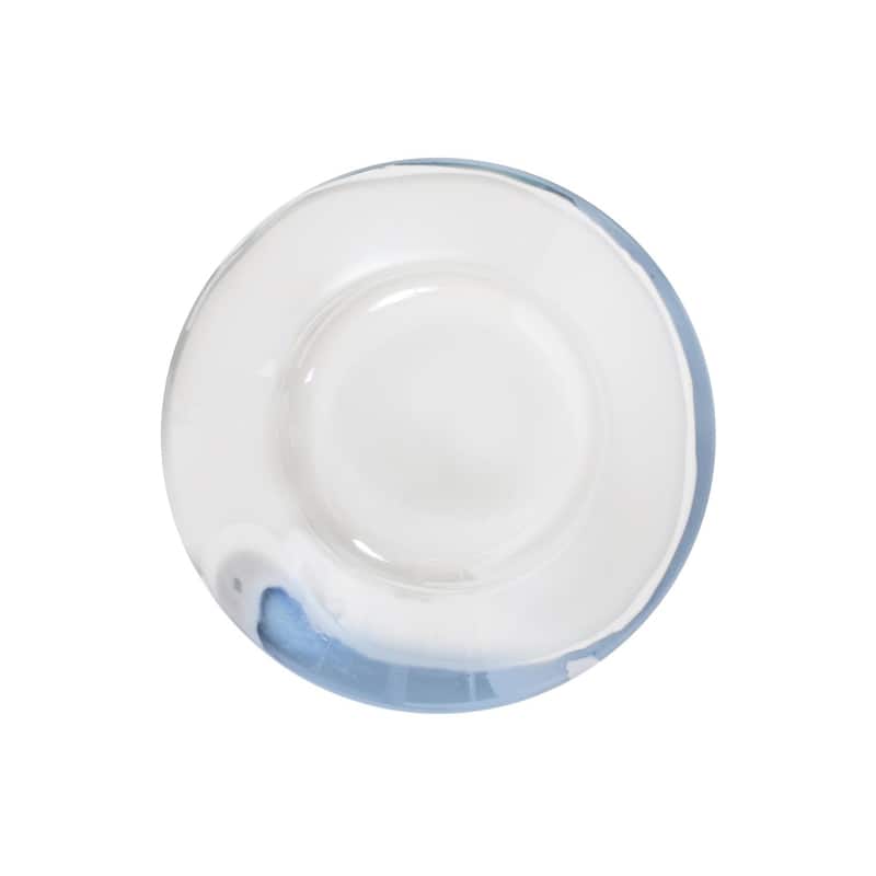 Glacier Bay Layered Cylindrical Glass Vase- Tall