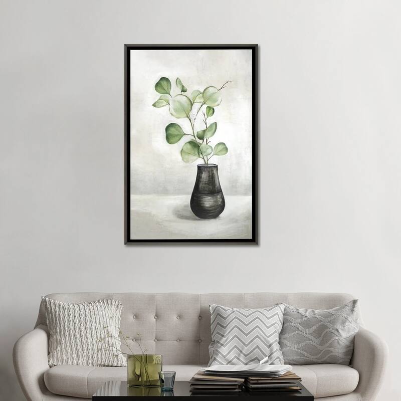 iCanvas "Quiet Zen I" by Eva Watts Framed